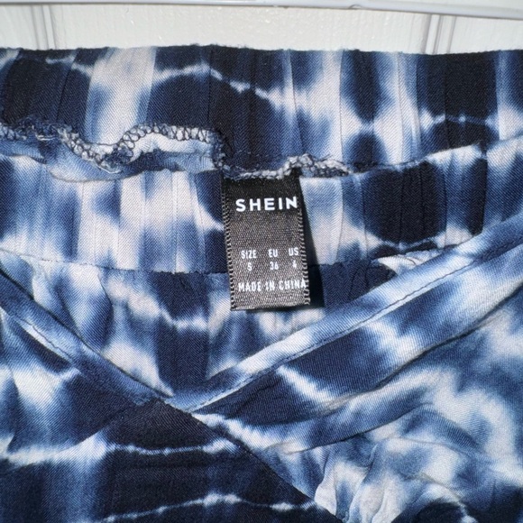 Tie neck tie dye crop cami top and split thigh skirt set - Picture 4 of 4